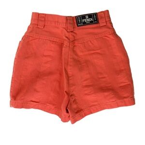 Fendi Vintage Roma Amor mini shorts from early 2000s
